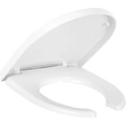 ROCA Abattant Double Antibactérien/anti-contact Inox Blanc