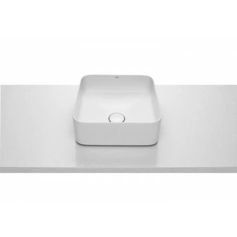 Vasque à Poser Square En FINECERAMIC® Inspira 37X37 Blanc - ROCA A327532000 1 Vasque à Poser Square En FINECERAMIC® Inspira 37X37 Blanc - ROCA A327532000