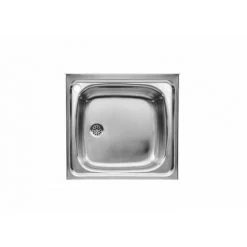 Évier De Cuisine 1 Bac En Inox à Poser Sur Meuble - ROCA A870410603 - Inox