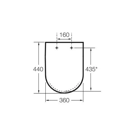 Abattant Double Laqué Frein De Chute Silencio Blanc Pour WC - ROCA Hall A80162C004 - Blanc 2 Abattant Double Laqué Frein De Chute Silencio Blanc Pour WC - ROCA Hall A80162C004 - Blanc – Image 2