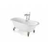 Baignoire Fonte émaillée Ovale Avec Fond Antidérapant Et Extérieur Blanc 1700X850 Blanc Newcast - ROCA A233650007