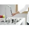 Mitigeur évier à Bec Courbe Extractible Chromé TARGA - A5A8160C00 ROCA