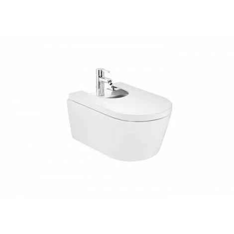 ROCA Inspira Round Bidet Suspendu 370X560 Blanc - A357525000 1 ROCA Inspira Round Bidet Suspendu 370X560 Blanc - A357525000