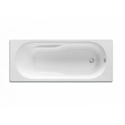 Baignoire Balnéo Tonic Rectangulaire Avec Dossier 180X80 Blanc Genova N - ROCA A248360001