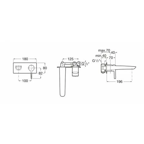Corps D'Encastrement Pour Mitigeur Lavabo - A525220603 ROCA 2 Corps D'Encastrement Pour Mitigeur Lavabo - A525220603 ROCA – Image 2