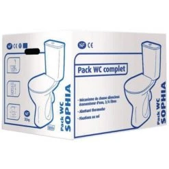 Pack WC 3/6L ROCA SOPHIA Sortie Horizontale - Blanc -Roca Soldes Magasin 14648052 3