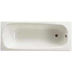 ROCA Baignoire Contesa 2 Trous Pour La Robinetterie 150x70 - Blanc