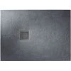 Receveur Extra Plat Roca Terran 140x80 Anti-dérapant Gris Ardoise - à Poser - Gris Ardoise