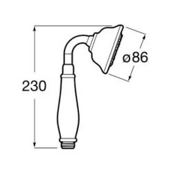 Douchette Chromé Carmen - A5B114BC00 ROCA 3 Douchette Chromé Carmen - A5B114BC00 ROCA -Roca Soldes Magasin 18384701 2