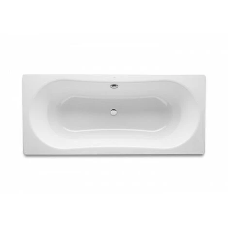 Baignoire Acier émaillé Avec Fond Antidérapant 1800X800 Blanc Duo Plus - ROCA A221670000 - BLANC 1 Baignoire Acier émaillé Avec Fond Antidérapant 1800X800 Blanc Duo Plus - ROCA A221670000 - BLANC