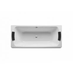 Baignoire Acier émaillée Avec Fond Antidérapant 1700X750 Blanc LUN - ROCA A221370000