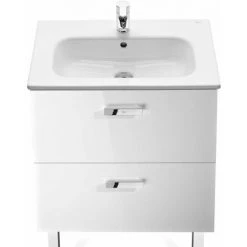 Lavabo UNIK N-VICTORIA 60 Cm, Blanc, ROCA, Ref. A32799E000 - Besoin D'Habitat