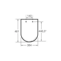 Abattant WC Silencio Onyx BEYOND - ROCA A801B8264B - Onyx -Roca Soldes Magasin 27373850 2
