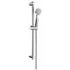 Roca Stella A5B9403C00 Ensemble De Douche Avec Barre Et Flexible 80 Cm 1 Fonction Chrome