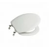 Roca Lucerna A801099004 Lunette De WC Avec Abattant Blanc Charnières Chromées