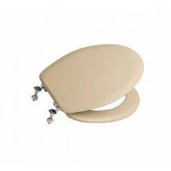 Roca Lorentina A801070194 Abattant WC à Charnières Chromées Taupe