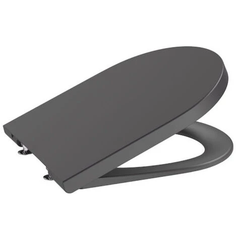 Roca Inspira Abattant En Supralit, Frein De Chute 'Silencio', Double Laqué, Déclipsable, Onyx (A80152264B) 1 Roca Inspira Abattant En Supralit, Frein De Chute 'Silencio', Double Laqué, Déclipsable, Onyx (A80152264B)