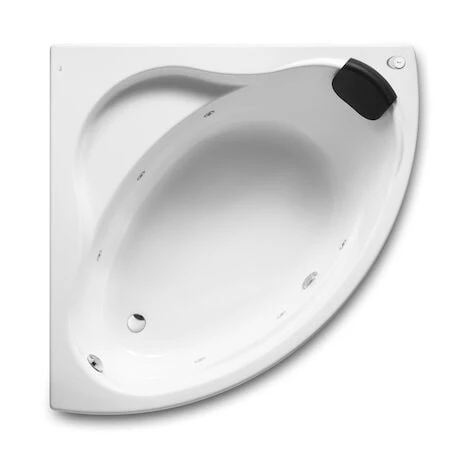 ROCA Baignoire D'angle Hydromassante BALI Tonic 1300 X1300mm BLANC 1 ROCA Baignoire D'angle Hydromassante BALI Tonic 1300 X1300mm BLANC