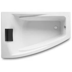 Baignoire D'angle Gauche HALL 1500 X 1000mm BLANC Roca