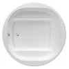 Baignoire Circulaire Hydromassante WAIKIKI-N Total Ø1600 Mm BLANC Roca