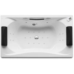 Baignoire Rectangulaire Hydromassante BeCool Total Premium 1900x1100mm Blanc - Roca