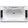 Baignoire Rectangulaire Hydromassante BeCool Total 1800 X 900 Mm - Blanc - Roca