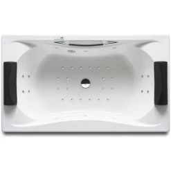 Baignoire Rectangulaire Hydromassante BeCool Total 1800 X 900 Mm - Blanc - Roca