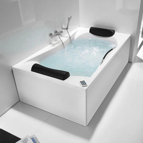 Baignoire Rectangulaire Hydromassante BeCool Total 1800 X 900 Mm - Blanc - Roca 2 Baignoire Rectangulaire Hydromassante BeCool Total 1800 X 900 Mm - Blanc - Roca – Image 2
