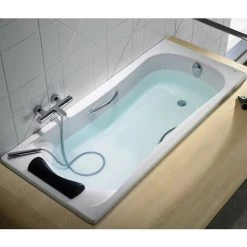 Baignoire Rectangulaire Hydromassante BeCool Total 1700 X 800 Mm BLANC Roca -Roca Soldes Magasin 4027498 3