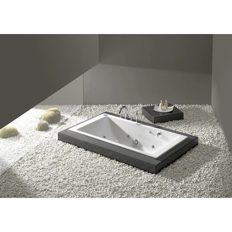 Baignoire Rectangulaire Hydromassante VYTHOS Tonic 1600 X 700 Mm BLANC Roca 3 Baignoire Rectangulaire Hydromassante VYTHOS Tonic 1600 X 700 Mm BLANC Roca – Image 3