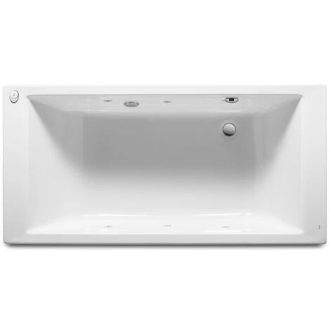 Baignoire Rectangulaire Hydromassante VYTHOS Tonic 1700 X 800 Mm BLANC Roca 1 Baignoire Rectangulaire Hydromassante VYTHOS Tonic 1700 X 800 Mm BLANC Roca