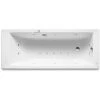 Baignoire Rectangulaire Hydromassante VYTHOS Total 1600 X 700 Mm BLANC - Roca