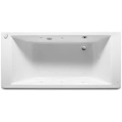 Baignoire Rectangulaire Hydromassante VYTHOS Tonic 1800 X 900 Mm BLANC - Roca