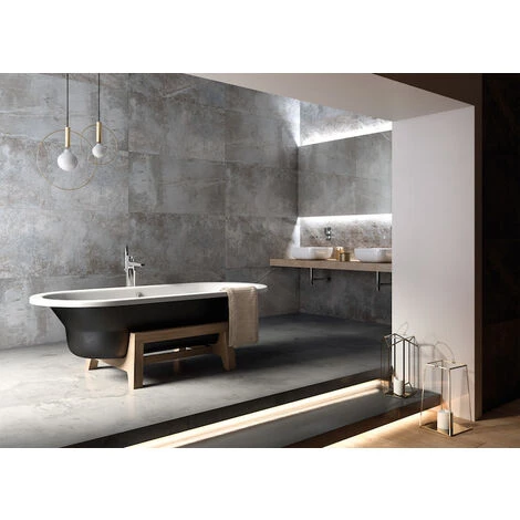 Baignoire En Acier ART PLUS 1800x800mm NOIR Sans Fond Anti-dérapant - Roca 2 Baignoire En Acier ART PLUS 1800x800mm NOIR Sans Fond Anti-dérapant - Roca – Image 2