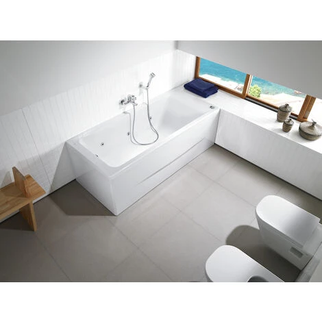 ROCA Baignoire Rectangulaire EASY 1600 X 750 Mm BLANC 2 ROCA Baignoire Rectangulaire EASY 1600 X 750 Mm BLANC – Image 2