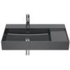 Roca Inspira Lavabo En Fineceramic Avec Trop-plein Et Tablette 49x80cm, Autoportant Ou à Poser, Onyx (A32752B640)