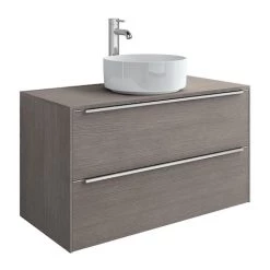 Meuble INSPIRA 1000 Mm Pour Vasque à Poser INSPIRA - City Oak - Roca