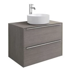 Meuble INSPIRA 800 Mm Pour Vasque à Poser INSPIRA - City Oak - Roca