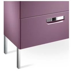 ROCA Jeu De 2 Pieds De 220mm Chromé Brillant Pour THE GAP