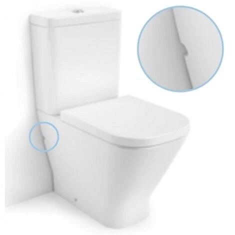 ROCA Pack WC Compact THE GAP SQUARE - Alimentation Latérale Inférieure* 5 ROCA Pack WC Compact THE GAP SQUARE - Alimentation Latérale Inférieure* – Image 5