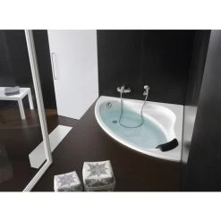 Baignoire D'angle BALI Roca 1450 X1450mm BLANC -Roca Soldes Magasin 511688 3