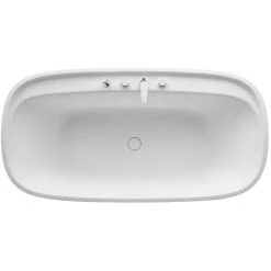 Baignoire BEYOND En Surfex (Solid Surface) Percée 4 Trous Pour La Robinetterie Avec Vidage Et Siphon - 1800 X 900 Mm - 290 L - En Résine - Roca 6 Baignoire BEYOND En Surfex (Solid Surface) Percée 4 Trous Pour La Robinetterie Avec Vidage Et Siphon - 1800 X 900 Mm - 290 L - En Résine - Roca -Roca Soldes Magasin 53438319 3