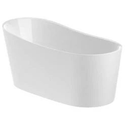 Baignoire MAUI ROUND En Stonex Avec Vidage Et Siphon - 1500 X 700 Mm - 248 Litres - En Résine - Roca