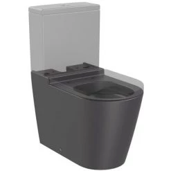 Roca Inspira Wc à Poser, Cuvette Sans Bride évacuation Universelle, Onyx (A342526640)