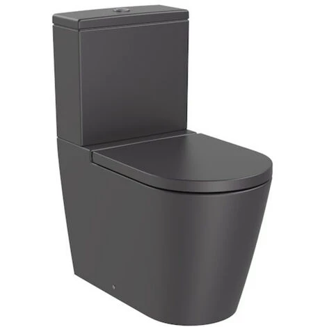 Roca Inspira Wc à Poser, Cuvette Sans Bride évacuation Universelle, Onyx (A342526640) 2 Roca Inspira Wc à Poser, Cuvette Sans Bride évacuation Universelle, Onyx (A342526640) – Image 2