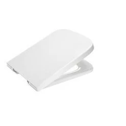 Siège Laqué Blanc Avec Couvercle à Charnière Amovible - ROCA