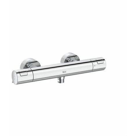 VICTORIA Mitigeur Thermostatique Extérieur Pour Douche Chrome - ROCA 1 VICTORIA Mitigeur Thermostatique Extérieur Pour Douche Chrome - ROCA