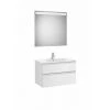 Meuble Salle De Bain 800 The Gap 2 Tiroirs Avec Miroir Eidos éclairage LED - ROCA A851511806