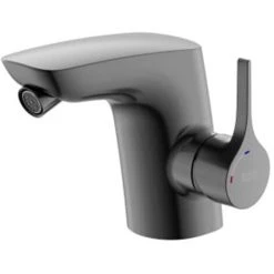 Mitigeur Bidet INSIGNIA Avec Vidage Automatique Tirette - Titanium Black Brossé - Roca - A5A6A3ANM0