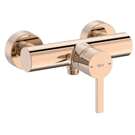 Mitigeur Douche NAIA Mural - Rosa Gold - Roca - A5A2196RG0 1 Mitigeur Douche NAIA Mural - Rosa Gold - Roca - A5A2196RG0